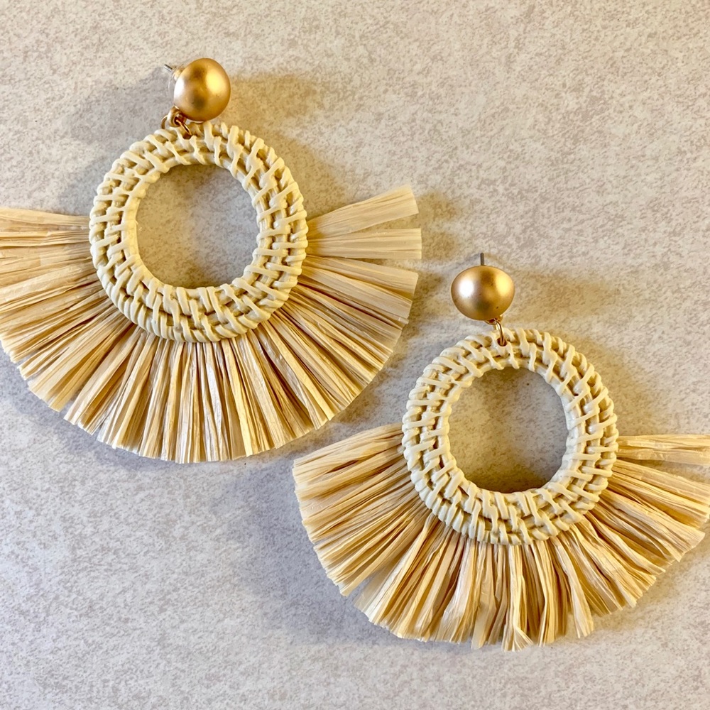 Oversized Wicker Hoops!